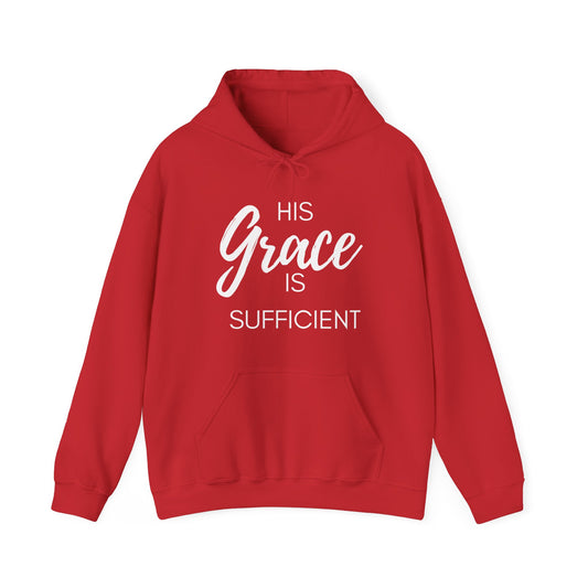 His Grace Is Sufficient - Red